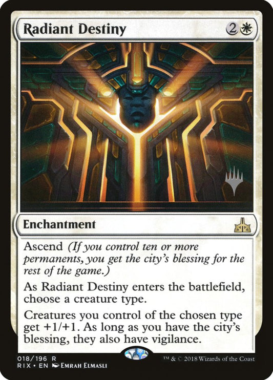 Radiant Destiny (Promo Pack) [Rivals of Ixalan Promos] [Foil]