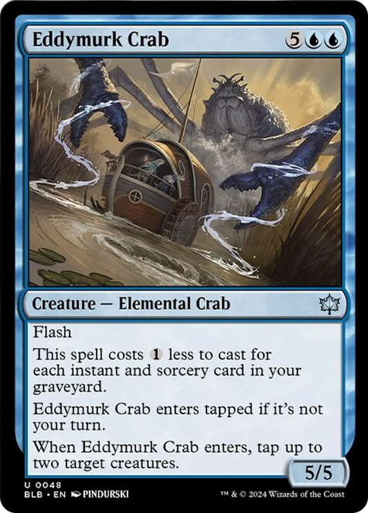 Eddymurk Crab [Bloomburrow] [Foil]