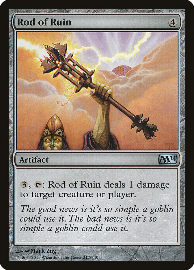 Rod of Ruin [Core Set 2014] [Foil]
