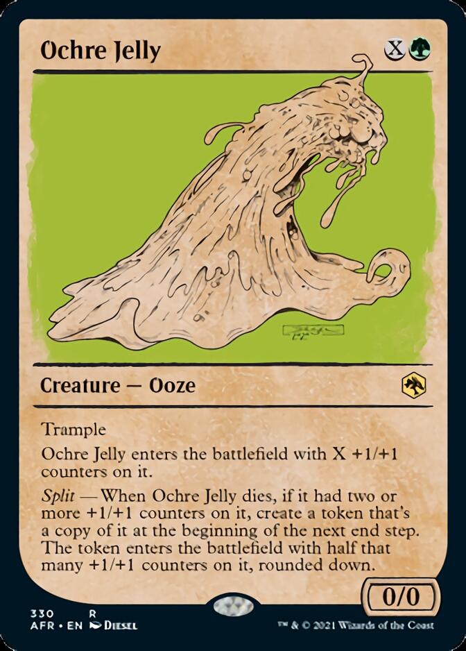 Ochre Jelly (Showcase) [Dungeons & Dragons: Adventures in the Forgotten Realms] [Foil]