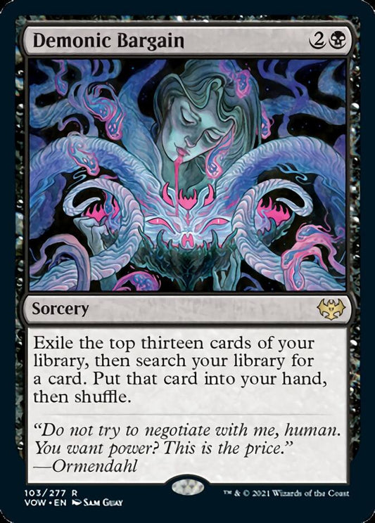 Demonic Bargain [Innistrad: Crimson Vow] [Foil]