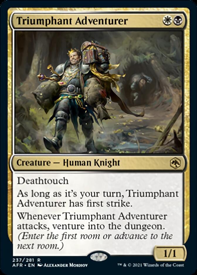 Triumphant Adventurer [Dungeons & Dragons: Adventures in the Forgotten Realms] [Foil]