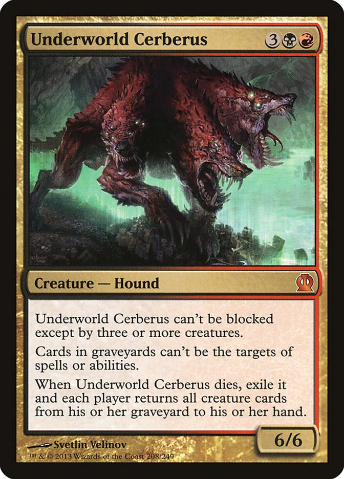 Underworld Cerberus [Theros] [Foil]