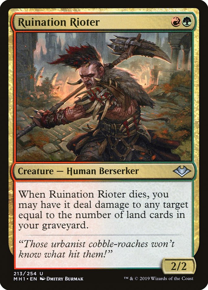 Ruination Rioter [Modern Horizons] [Foil]