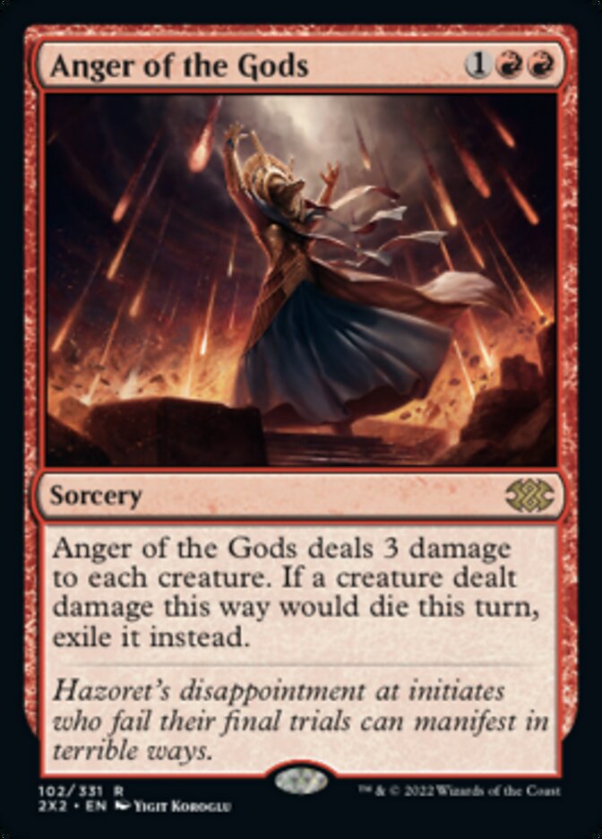 Anger of the Gods [Double Masters 2022] [Foil]