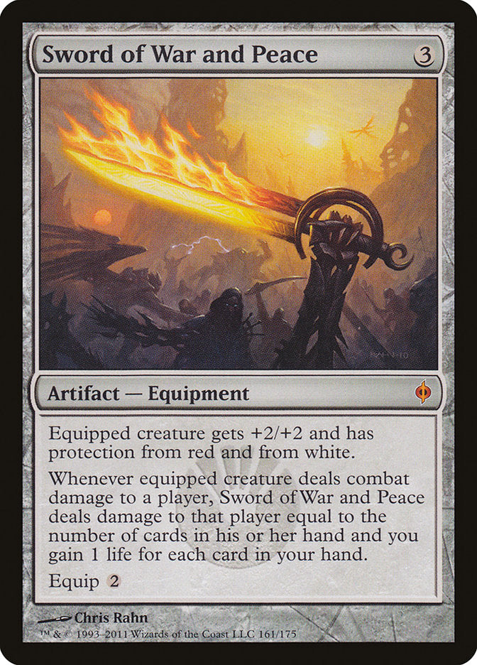 Sword of War and Peace [New Phyrexia] [Foil]