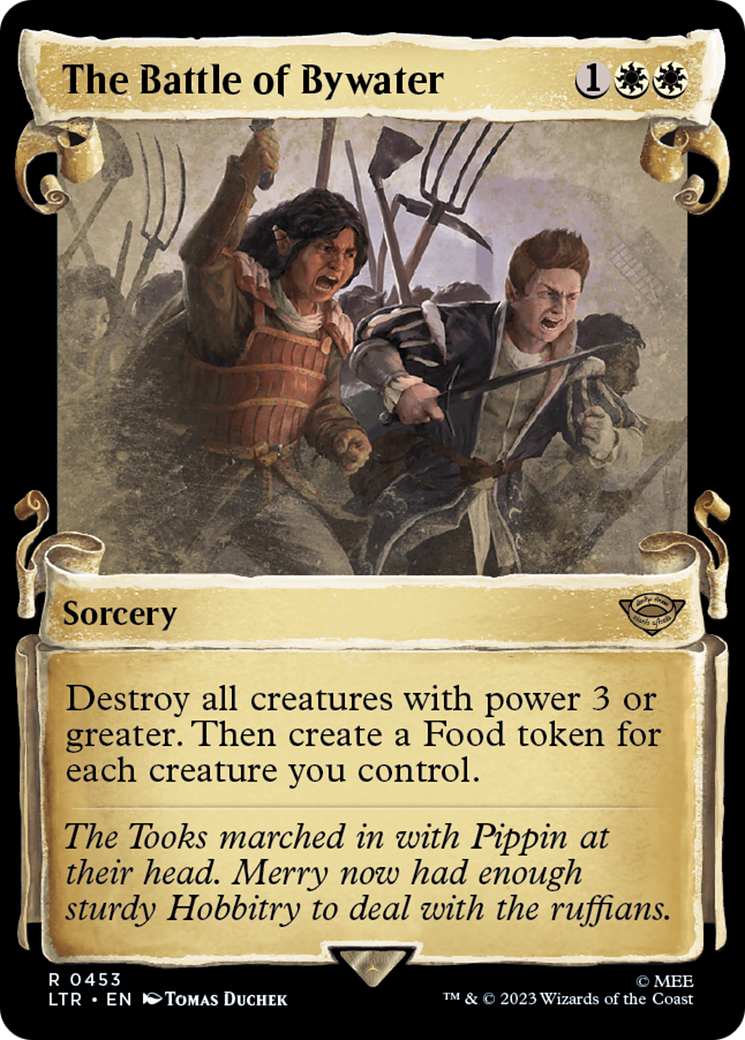 The Battle of Bywater [The Lord of the Rings: Tales of Middle-Earth Showcase Scrolls] [Foil]
