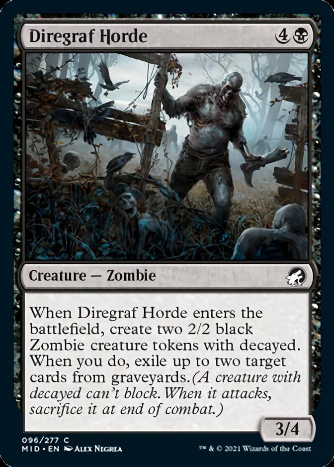 Diregraf Horde [Innistrad: Midnight Hunt] [Foil]