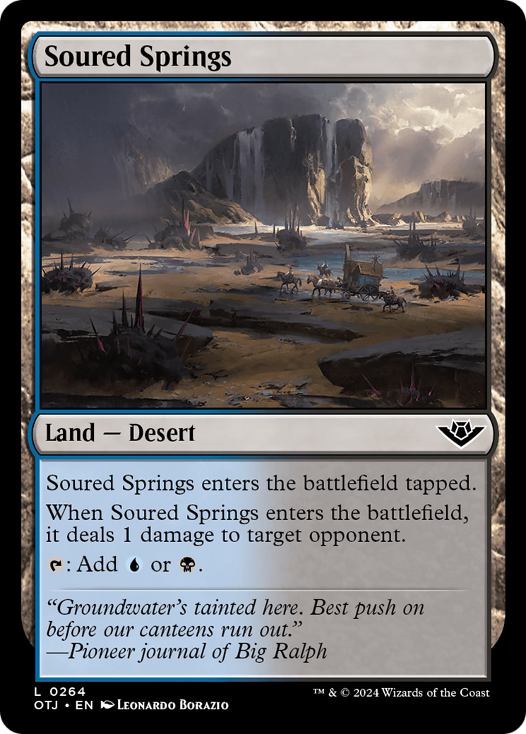 Soured Springs [Outlaws of Thunder Junction] [Foil]