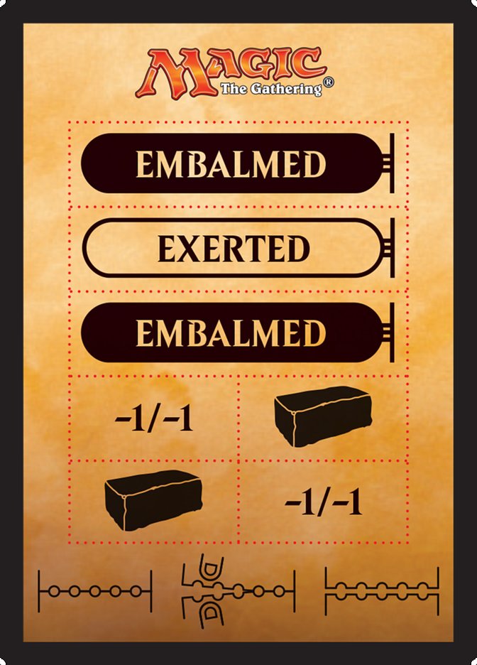 Punchcard [Amonkhet Tokens] [Foil]