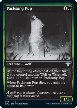 Packsong Pup [Innistrad: Double Feature] [Foil]