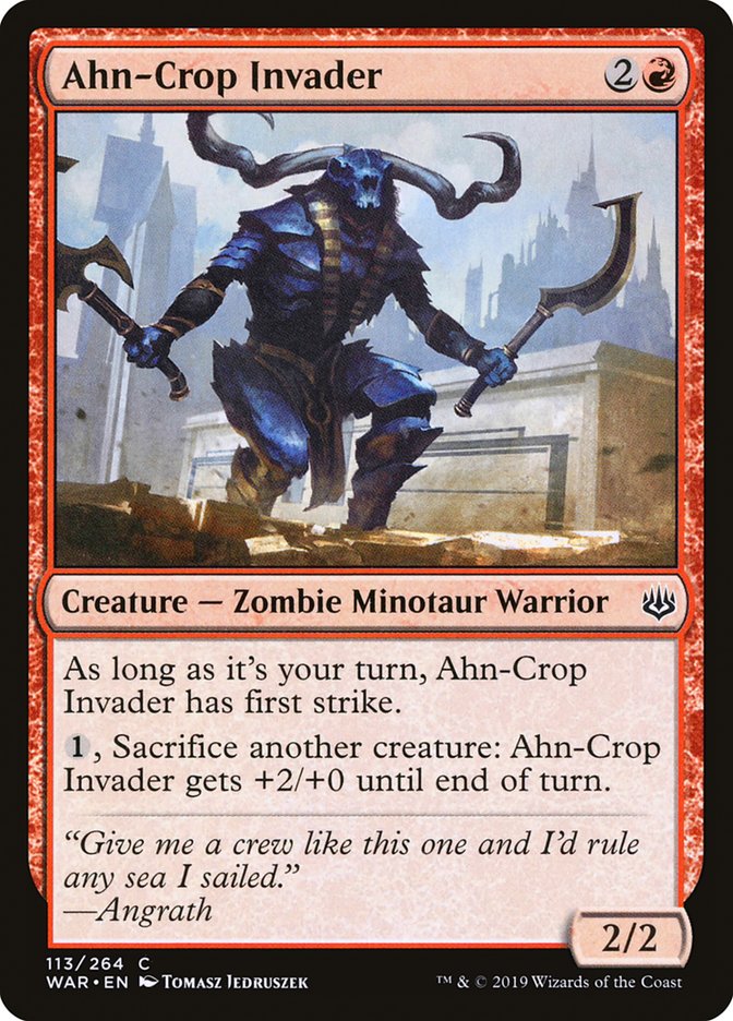 Ahn-Crop Invader [War of the Spark] [Foil]