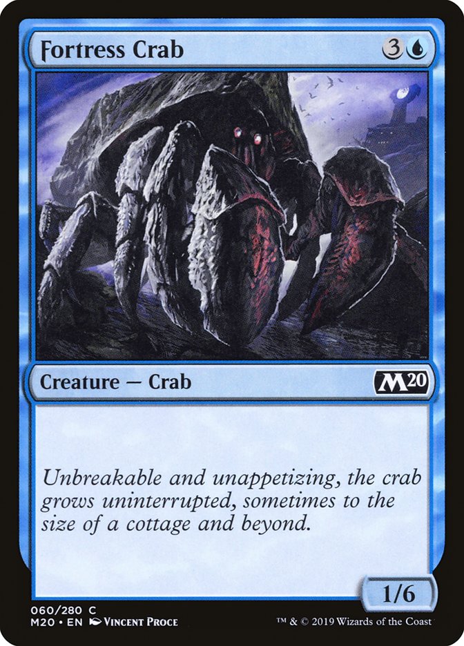 Fortress Crab [Core Set 2020] [Foil]