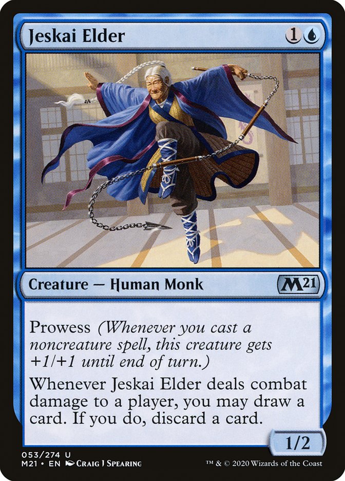 Jeskai Elder [Core Set 2021] [Foil]