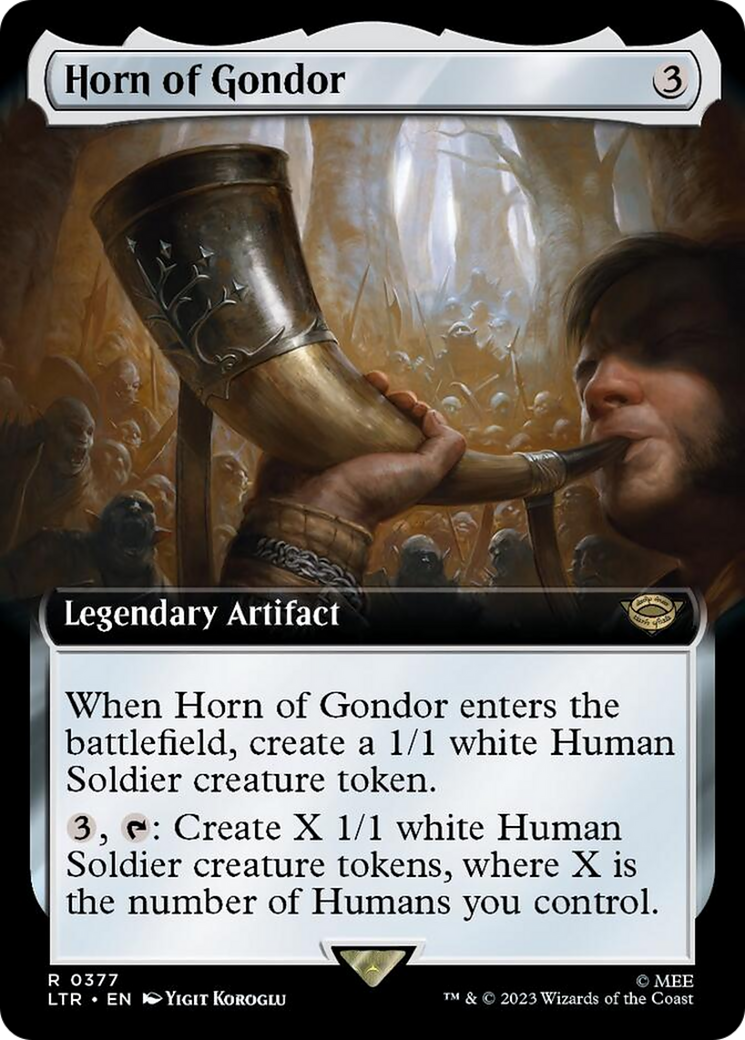 Horn of Gondor (Extended Art) [The Lord of the Rings: Tales of Middle-Earth] [Foil]