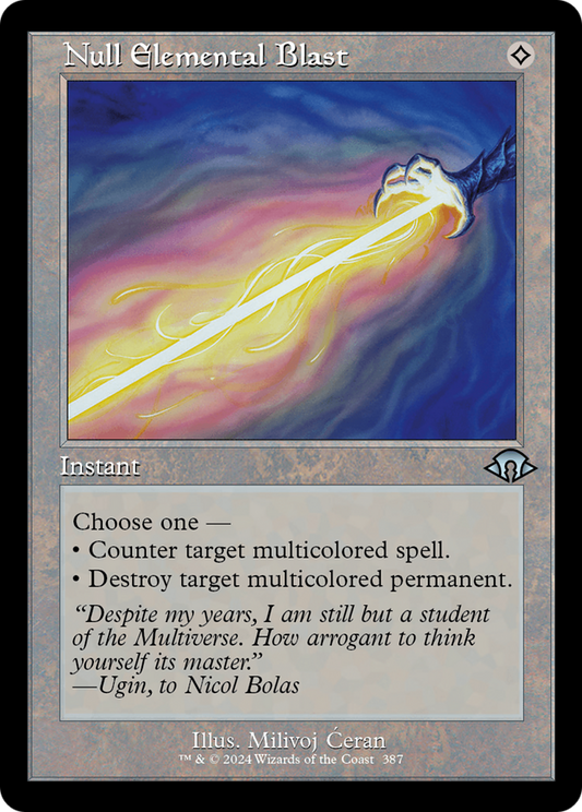 Null Elemental Blast (Retro) [Modern Horizons 3] [Foil]