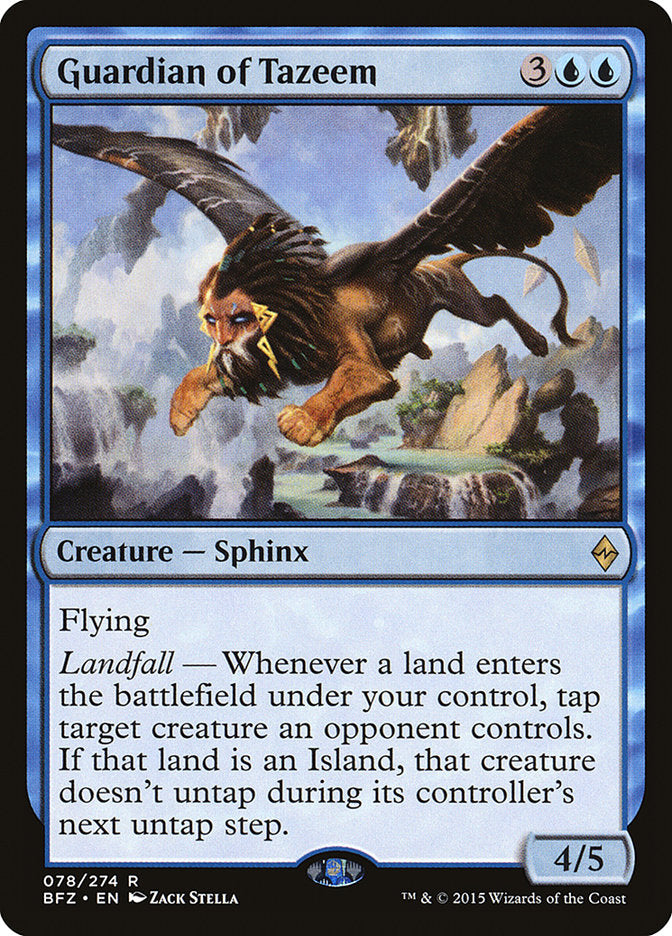 Guardian of Tazeem [Battle for Zendikar] [Foil]