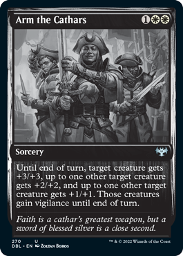 Arm the Cathars [Innistrad: Double Feature] [Foil]