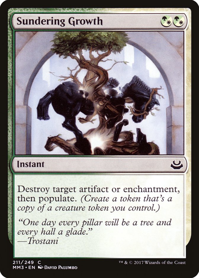Sundering Growth [Modern Masters 2017] [Foil]