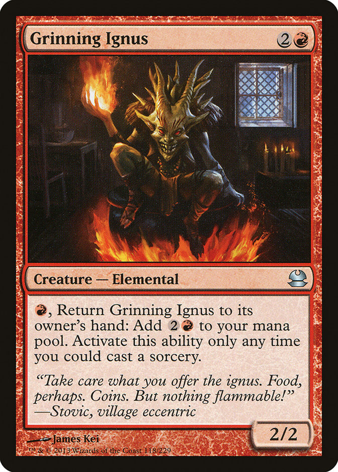 Grinning Ignus [Modern Masters] [Foil]