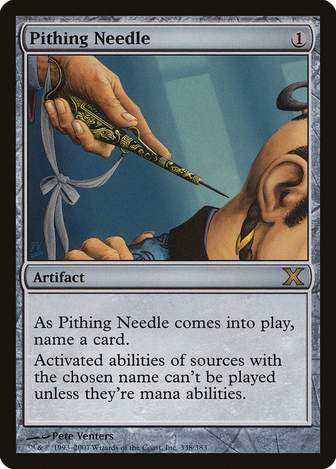 Pithing Needle [Tenth Edition] [Foil]