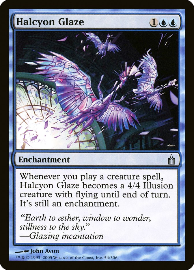 Halcyon Glaze [Ravnica: City of Guilds] [Foil]