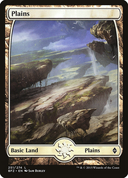 Plains (251) (Full Art) [Battle for Zendikar] [Foil]