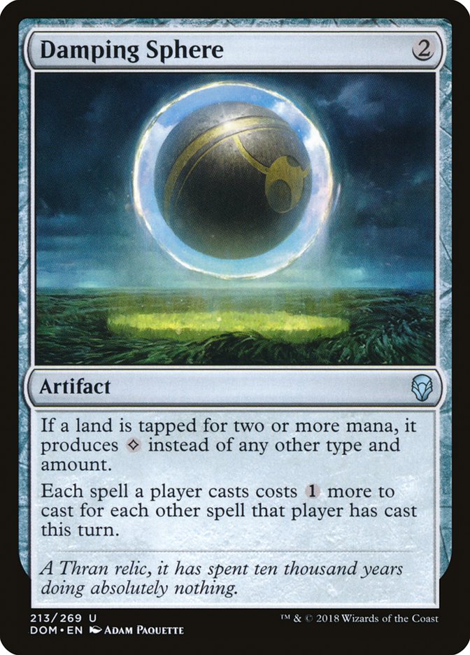 Damping Sphere [Dominaria] [Foil]