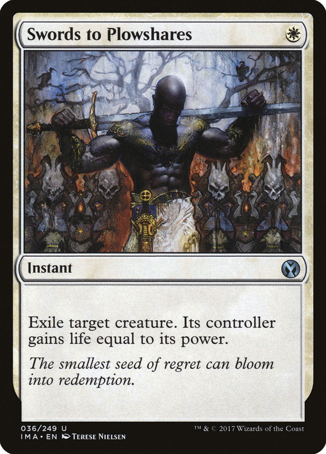 Swords to Plowshares [Iconic Masters] [Foil]
