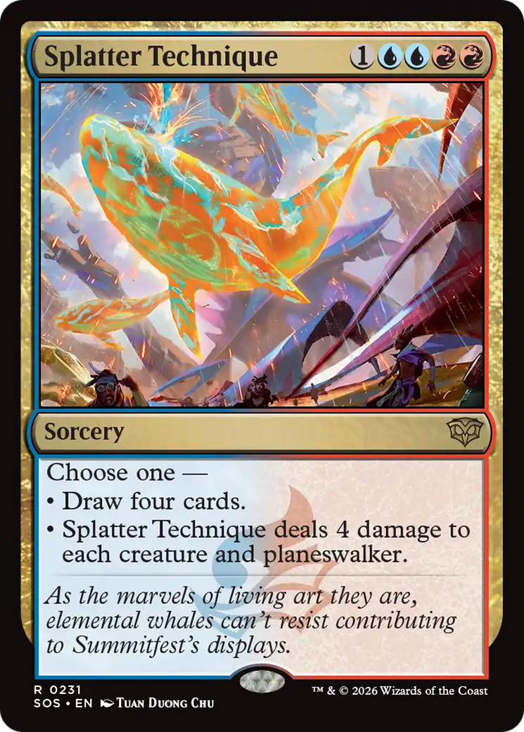 Splatter Technique [Secrets of Strixhaven] [Foil]
