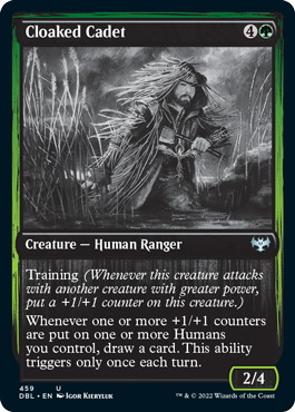 Cloaked Cadet [Innistrad: Double Feature] [Foil]