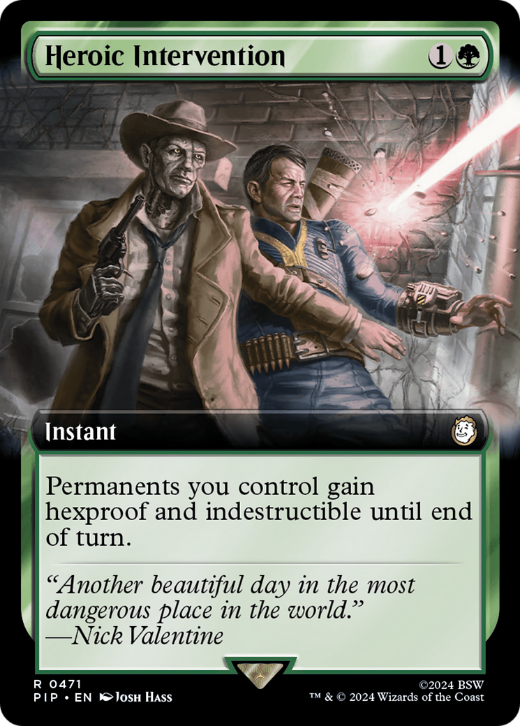 Heroic Intervention (Extended Art) [Fallout] [Foil]