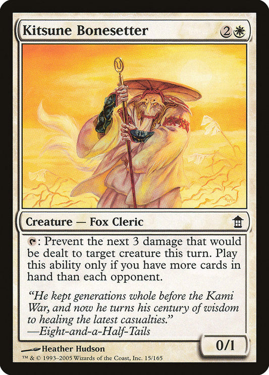 Kitsune Bonesetter [Saviors of Kamigawa] [Foil]