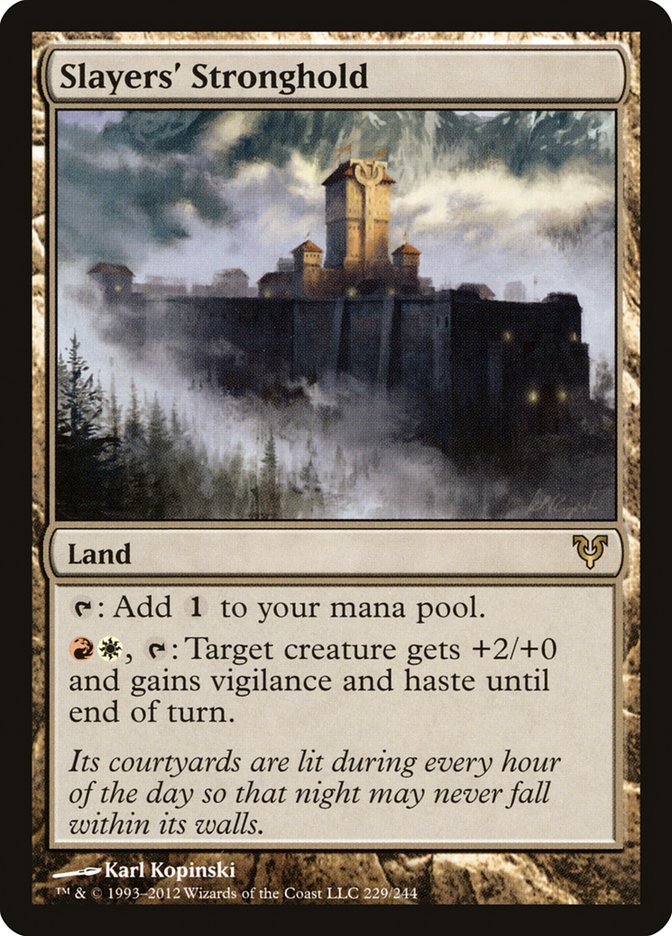 Slayers' Stronghold [Avacyn Restored] [Foil]