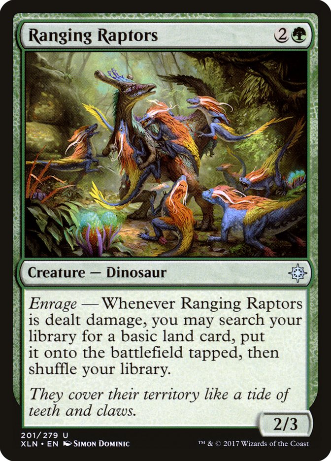 Ranging Raptors [Ixalan] [Foil]
