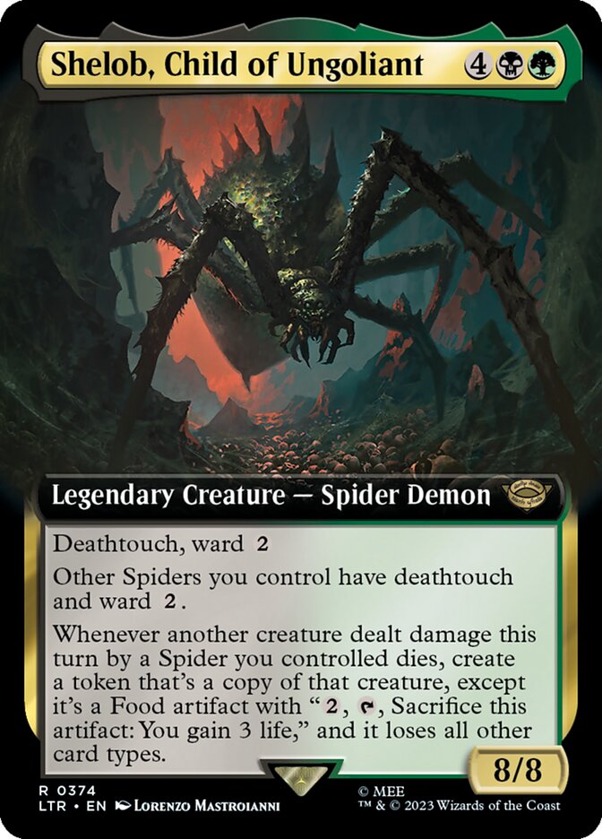 Shelob, Child of Ungoliant (Extended Art) [The Lord of the Rings: Tales of Middle-Earth] [Foil]