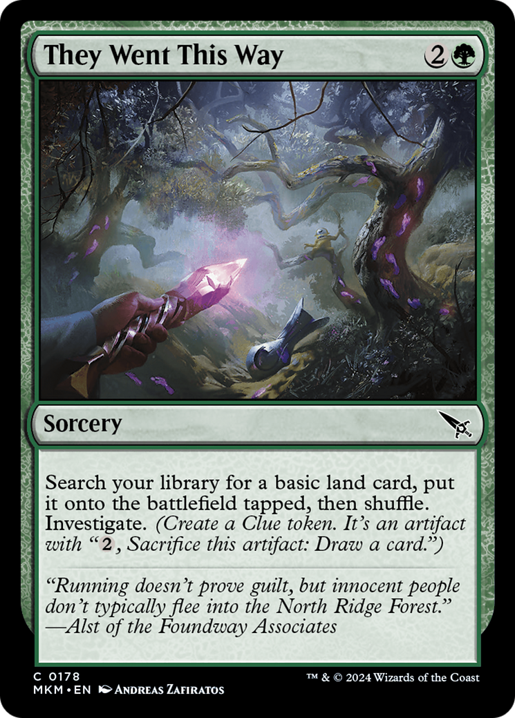 They Went This Way [Murders at Karlov Manor] [Foil]