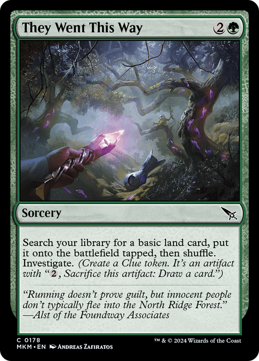 They Went This Way [Murders at Karlov Manor] [Foil]