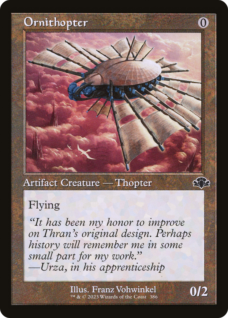 Ornithopter (Retro) [Dominaria Remastered] [Foil]