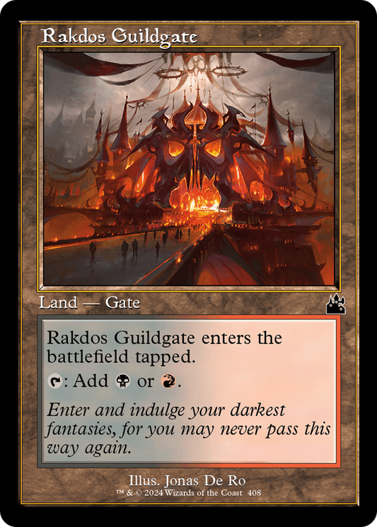Rakdos Guildgate (Retro Frame) [Ravnica Remastered] [Foil]