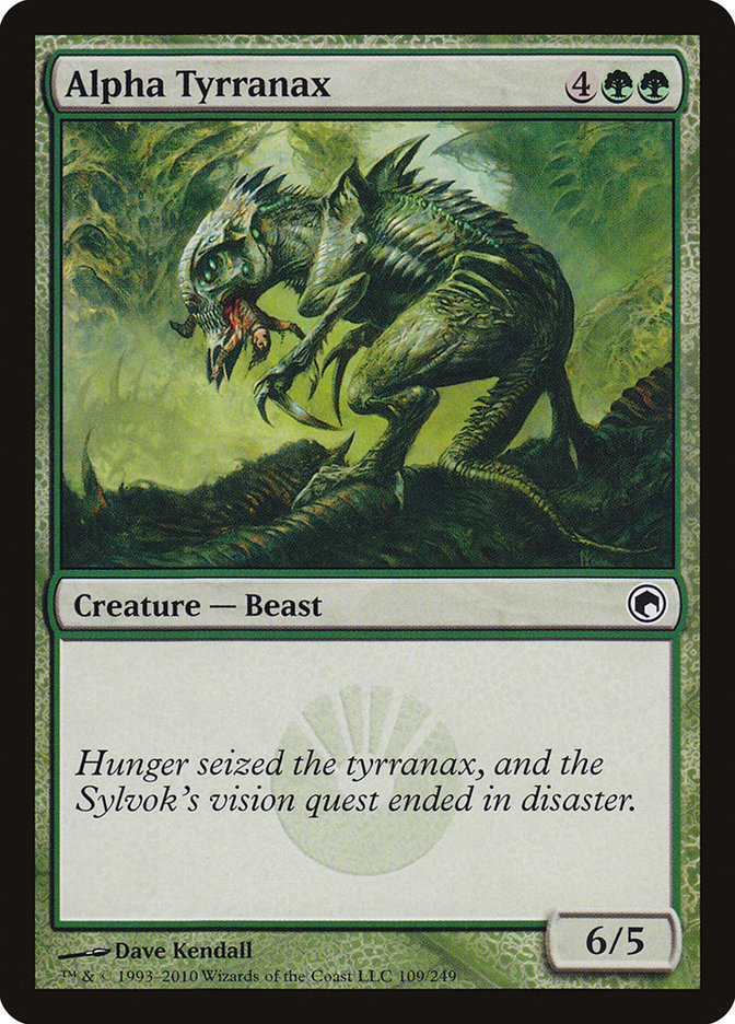 Alpha Tyrranax [Scars of Mirrodin] [Foil]