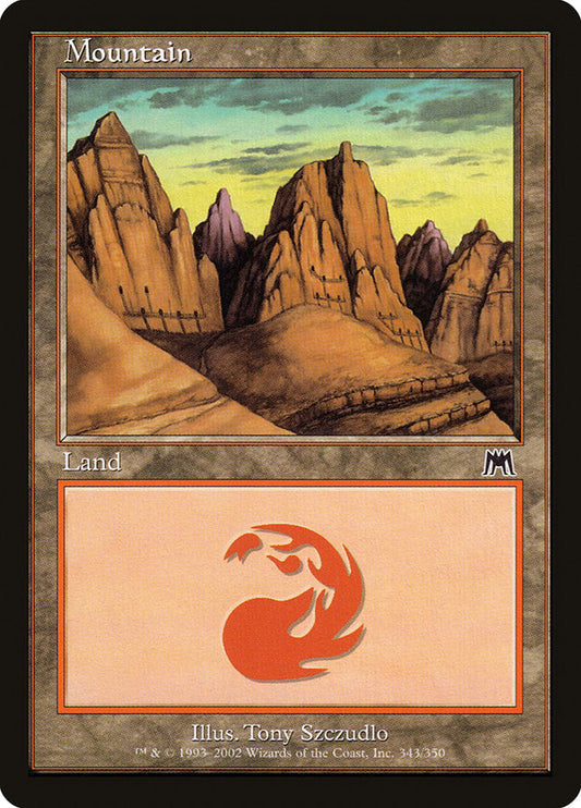 Mountain (343) [Onslaught] [Foil]