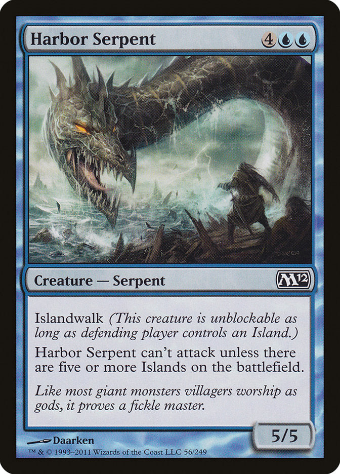 Harbor Serpent [Core Set 2012] [Foil]