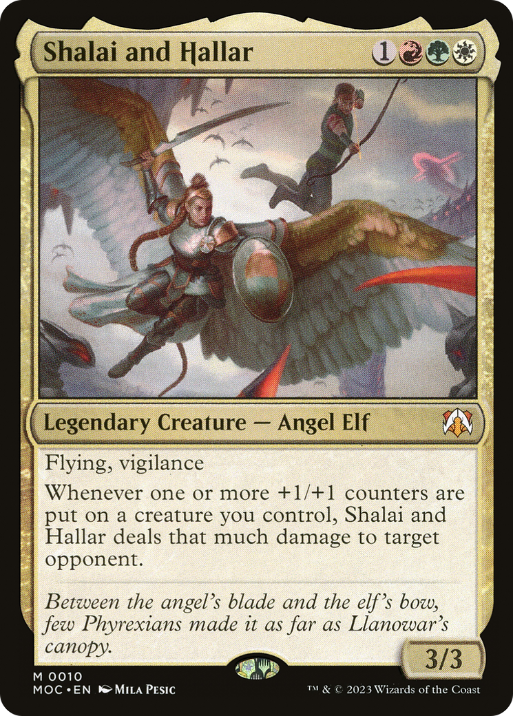 Shalai and Hallar [March of the Machine Commander] [Foil]