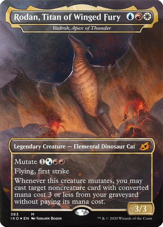 Vadrok, Apex of Thunder - Rodan, Titan of Winged Fury (Godzilla Series) [Ikoria: Lair of Behemoths] [Foil]