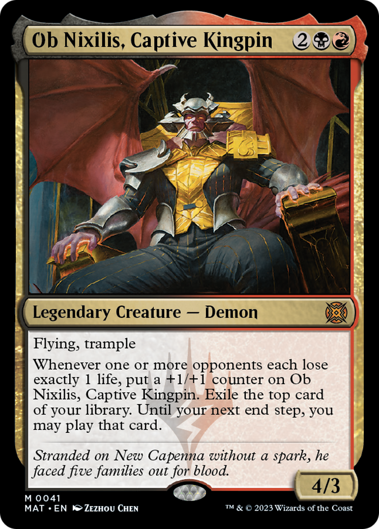 Ob Nixilis, Captive Kingpin [March of the Machine: The Aftermath] [Foil]