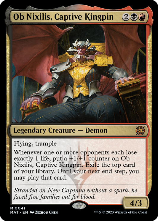 Ob Nixilis, Captive Kingpin [March of the Machine: The Aftermath] [Foil]