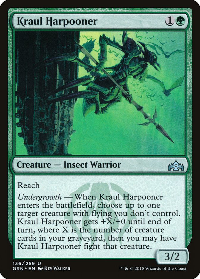 Kraul Harpooner [Guilds of Ravnica] [Foil]