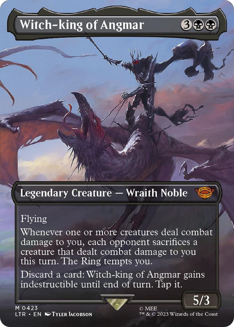 Witch-king of Angmar (Borderless Alternate Art) [The Lord of the Rings: Tales of Middle-Earth] [Foil]