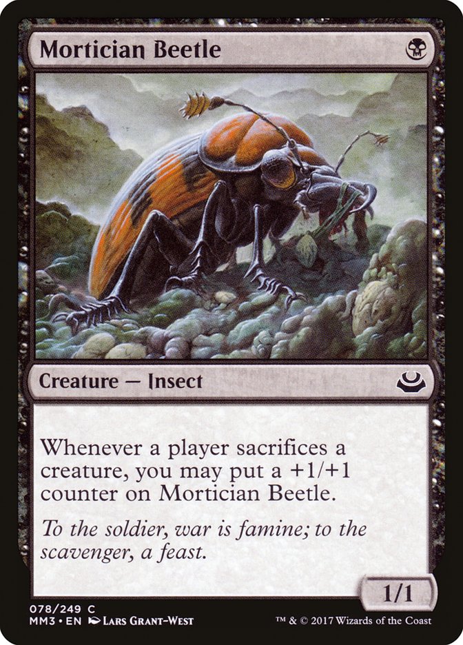 Mortician Beetle [Modern Masters 2017] [Foil]